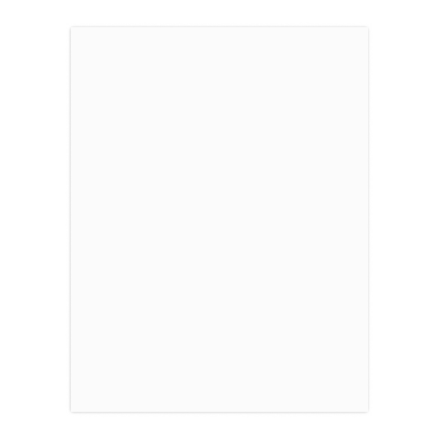 Blank 2nd Sheet Letterhead, 8.5 x 11, Economy White Smooth 24# Stock