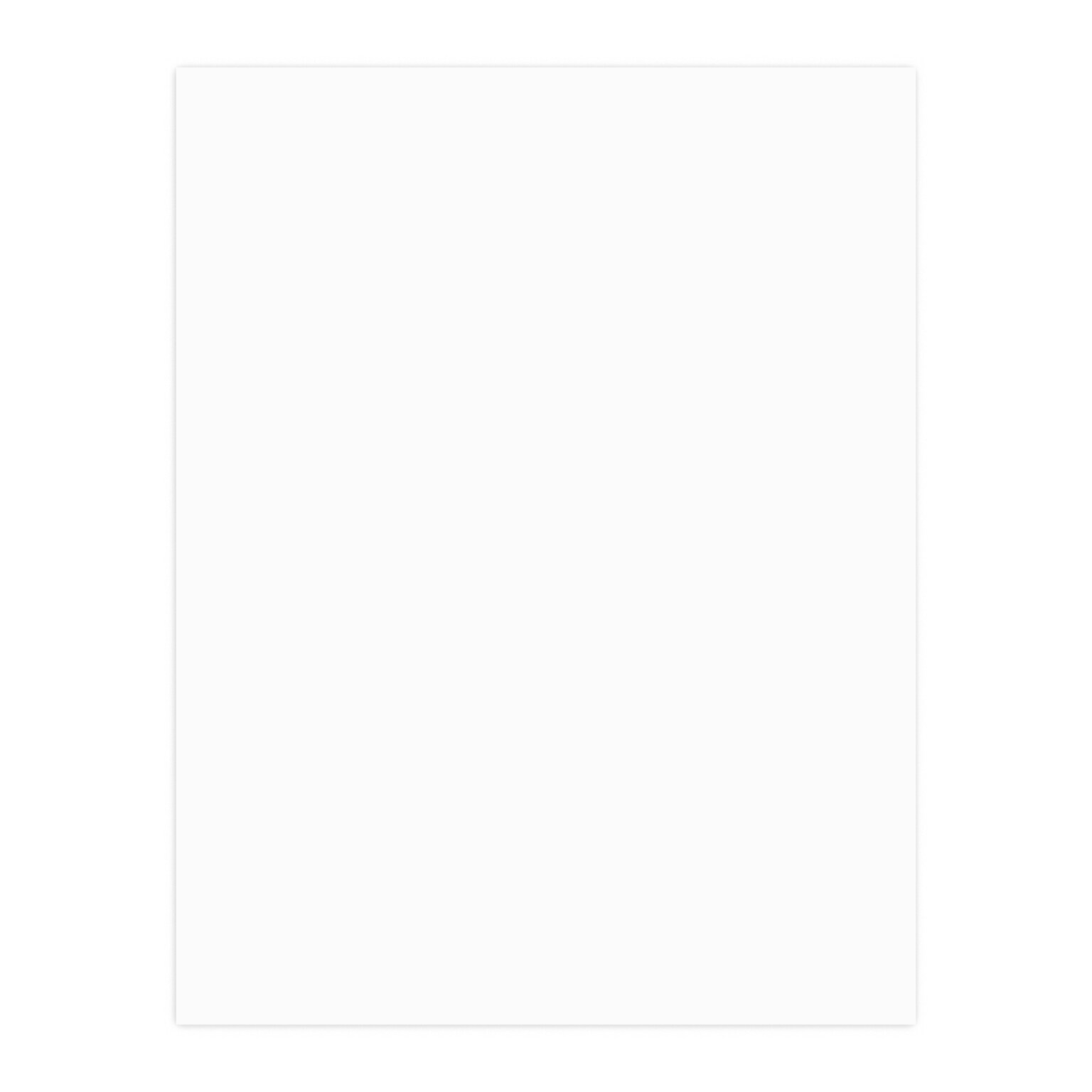 Blank 2nd Sheet Letterhead, 8.5 x 11, Economy White Smooth 24# Stock