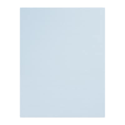 Blank 2nd Sheet Letterhead, 8.5 x 11, CLASSIC® Linen Haviland Blue 24# Stock