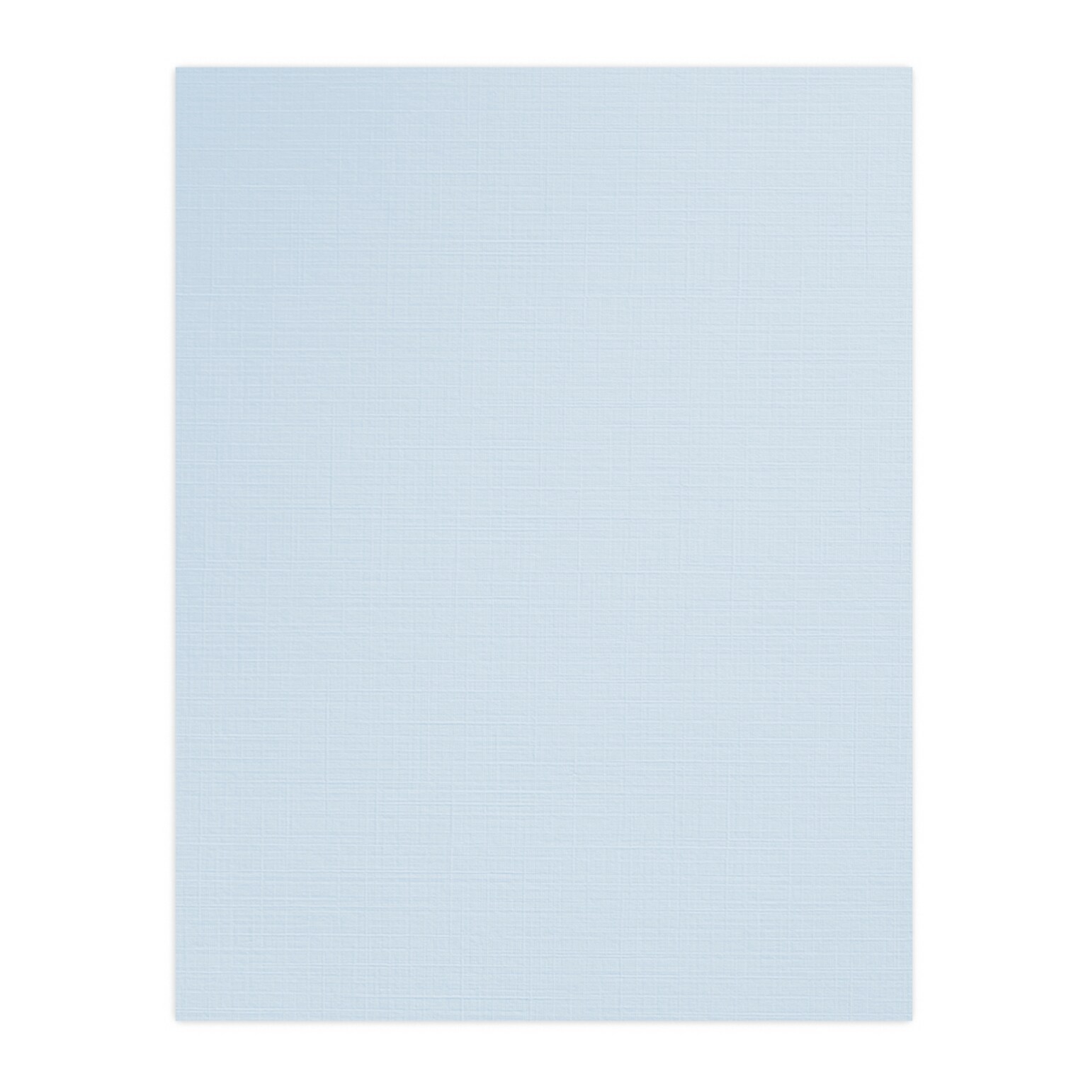 Blank 2nd Sheet Letterhead, 8.5 x 11, CLASSIC® Linen Haviland Blue 24# Stock