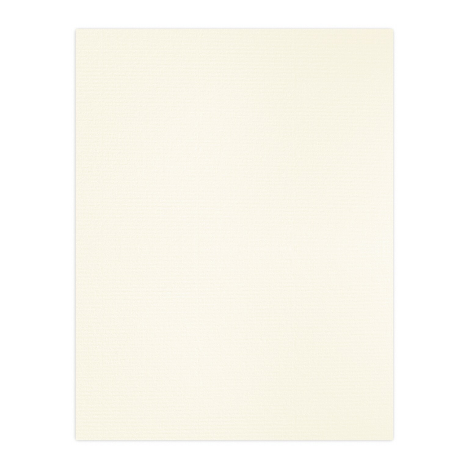 Blank 2nd Sheet Letterhead, 8.5 x 11, CLASSIC® Laid Baronial Ivory 24# Stock