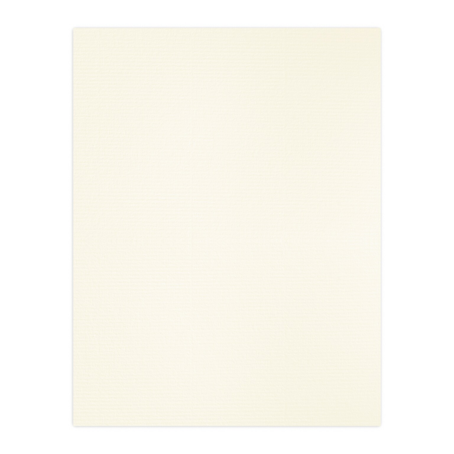 Blank 2nd Sheet Letterhead, 8.5 x 11, CLASSIC® Laid Baronial Ivory 24# Stock