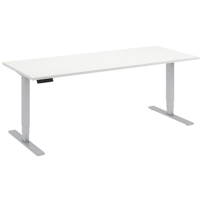 Bush Business Furniture Move 80 Series 72W Electric Height Adjustable Standing Desk, White (HAT7230WHK)