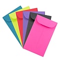 JAM Paper® #3 Coin Business Colored Envelopes, 2.5 x 4.25, Assorted Colors, 150/Pack (3567303assrt)