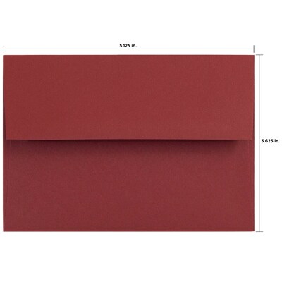 JAM Paper 4Bar A1 Invitation Envelopes, 3.625 x 5.125, Assorted Colors, 125/Pack (4BARDASSRT)