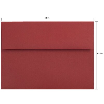 JAM Paper® A6 Invitation Envelopes, 4.75 x 6.5, Assorted Colors, 125/Pack (157A6DTGORBR)