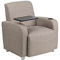 Flash Furniture Leather Guest Chair, Gray (BT8217TN)