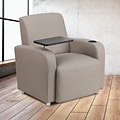 Flash Furniture Leather Guest Chair, Gray (BT8217TN)