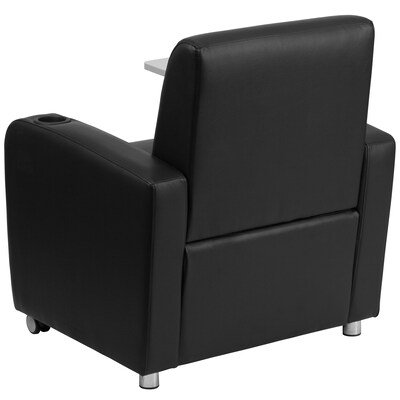 Flash Furniture Leather Guest Chair, Black (BT8217BKCS)