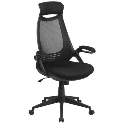 Flash Furniture Ivan Ergonomic Mesh Swivel High Back Executive Office Chair, Black (HL0018)