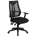 Flash Furniture Ivan Ergonomic Mesh Swivel High Back Multifunction Task Office Chair, Black (HL0017)