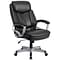 Flash Furniture HERCULES Series Ergonomic LeatherSoft Swivel Big & Tall Executive Office Chair, Blac