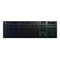 Logitech G915 LIGHTSPEED Wireless RGB Mechanical Gaming Keyboard, GL Linear, Black (920-008954)