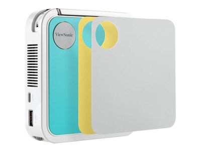 ViewSonic Portable M1 Mini Pico (Handheld) DLP Projector, White/Black