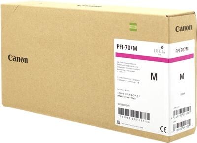 Canon PFI-707 Magenta Standard Yield Ink Cartridge (9823B001AA)
