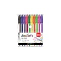 Zebra doodlerz Gel Pen, Medium Point, 1.0mm, Assorted Ink, 10 Pack (41810)