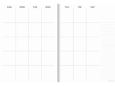 TF Publishing 7.5 x 10.25 Monthly Planner, Rainbow (99-4209)
