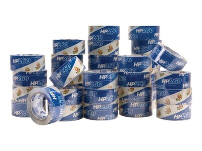 Duck 40 Piece Mailroom Bundle - HP620 Packing Tape 36/Pack + BladeSafe Tape Gun, + 60' Bubble Wrap 2/Pack + Packing Paper 2/Pack