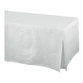 Amscan Tablefitters Party Tablecover, White, 4/Pack (578505.08)