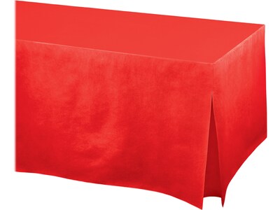 Amscan Tablefitters Party Tablecover, Apple Red, 3/Pack (579501.40)