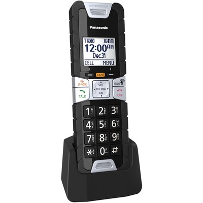 Panasonic Extra Rugged Single Line Telephone, Black (PANKXTGTA61B)