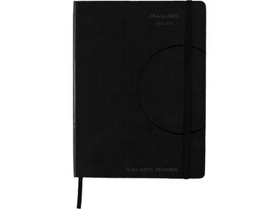 2020-2021 AT-A-GLANCE 7.5 x 10 Academic Appointment Book, PLAN. WRITE. REMEMBER., Black (7079570521)