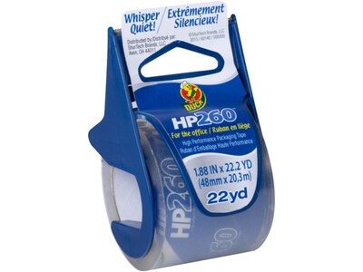 Duck HP260 Packing Tape Bundle, 36 Rolls + 6 Dispenser Rolls (DUCKPACKI-STP)