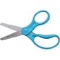 Westcott® School 5" Stainless Steel Kid's Scissors, Blunt Tip, Assorted Colors, 6/Pack (16454)
