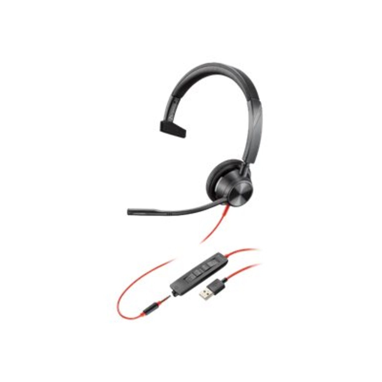 Poly Blackwire 3315 USB-C Mono Computer Headset (76J12AA)