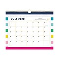 2020 AT-A-GLANCE 12 x 15 Wall Calendar, Emily Ley Simplified, Happy Stripe (EL400-707A-21)