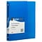 JAM Paper Designders 1 3-Ring Flexible Poly Binders, Blue (750T1BU)