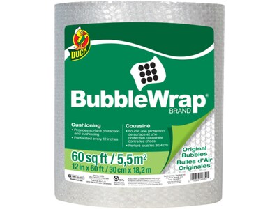 Duck 39 Piece Mailroom Bundle - HP260 Packing Tape 36/Pack + BladeSafe Tape Gun + 60' Bubble Wrap 2/Pack (DUCKLMB-STP)