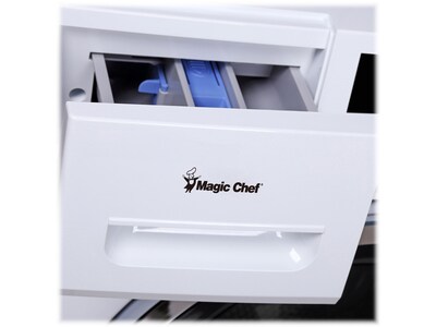 Magic Chef 2.7 Cu. Ft. Washer and Dryer Combo White (MCSCWD27W5)