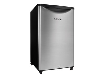 Danby Contemporary Classic 4.4 Cu. Ft. Refrigerator, Black/Silver (DAR044A6BSLDBO)
