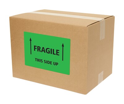 Avery Laser Shipping Labels, 5-1/2 x 8-1/2, Neon Green, 2 Labels/Sheet, 100 Sheets/Box (5952)
