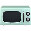 Magic Chef 0.7-Cubic Foot 700W Retro Countertop Microwave Oven, Mint Green (MCD770CM)