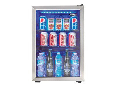 Danby 2.6 Cu. Ft. Beverage Center, Stainless Steel (DBC026A1BSSDB)