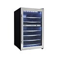 Danby Designer 4 Cu. Ft. Wine Cooler, Black/Stainless Steel (DWC040A3BSSDD)