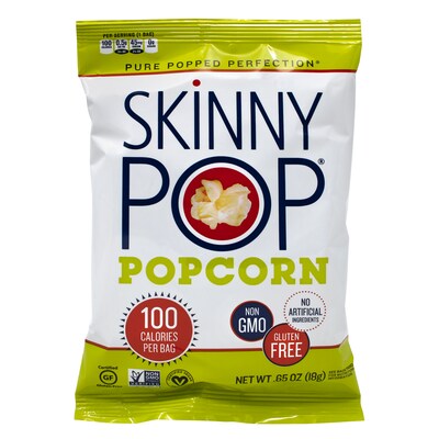 Skinny Pop Original Popcorn, .65 oz., 28/Box (SKP00462)