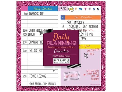 TF Publishing Daily Note Block, 4.5 x 4.5, Bright Block, 300 Sheets/Pad, 1 Pad/Pack (99-3311)