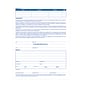 TOPS® Application for Employment, 2-Sided, 8-1/2 x 11", 50 Sheets/Pad, 2 Pads/Box (32851)
