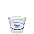 Eco-Products® BlueStripe™ Cold Cups, 9oz., Clear, 50/Pack (EPCR9PK)