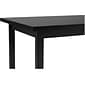 National Public Seating Steel Science Table, Chemical Resistant Series, 30" x 60", Height Adjustable, Black (SLT3-3060C)