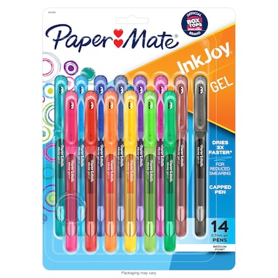 Paper Mate InkJoy Gel Pens, Medium Point, Assorted - 10 count