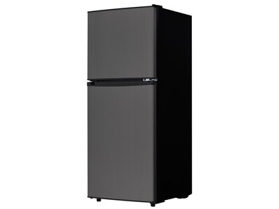 Danby 4.7 Cu. Ft. Refrigerator w/Freezer, Black/Stainless Steel (DCR047A1BBSL)