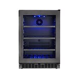 Silhouette Select Prague 5.6 Cu. Ft. Refrigerator, Black Stainless (SSBC056D2B-S)