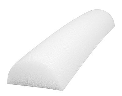 Cando Jumbo Half-Round Foam Roller, 8 x 36