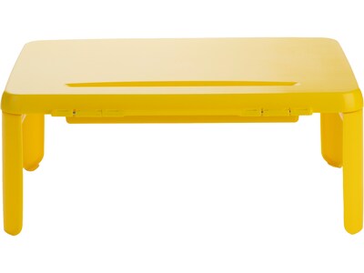 Mind Reader 17.5 x 12 Plastic Lap Desk, Yellow (LAPSTOR-YLW)