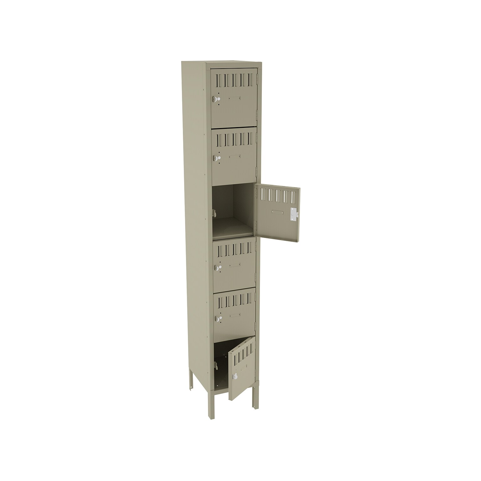 Tennsco 78 6-Tier Sand Storage Locker (BS6-151812-1-SND)
