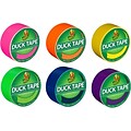 Duck Heavy Duty Duct Tapes, 1.88 x 20 Yds., Assorted Colors, 6 Rolls/Pack (DUCKBRT6PK-STP)